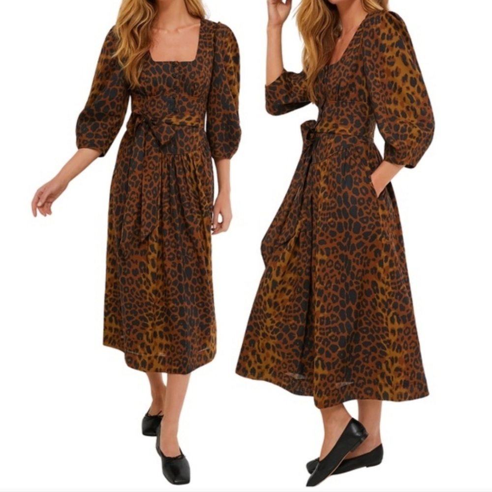 Tuckernuck Leopard Graciela Dress Size 2 NWT